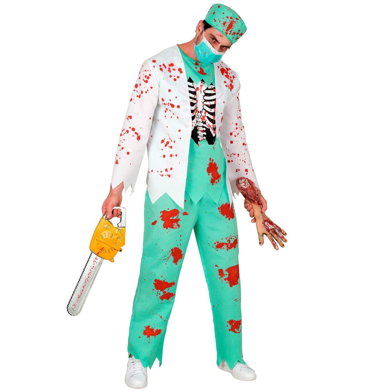 Zombie-Doktor-Kostüm für Herren
