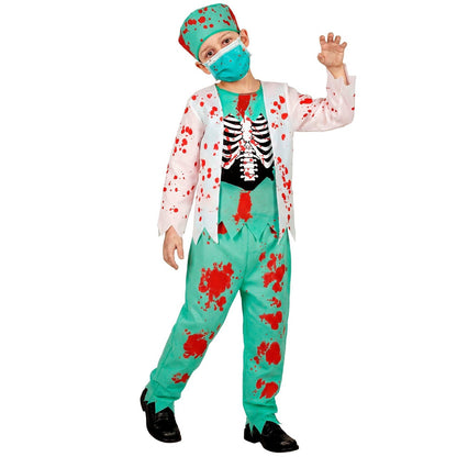 Zombie-Doktor-Kostüm für Kinder