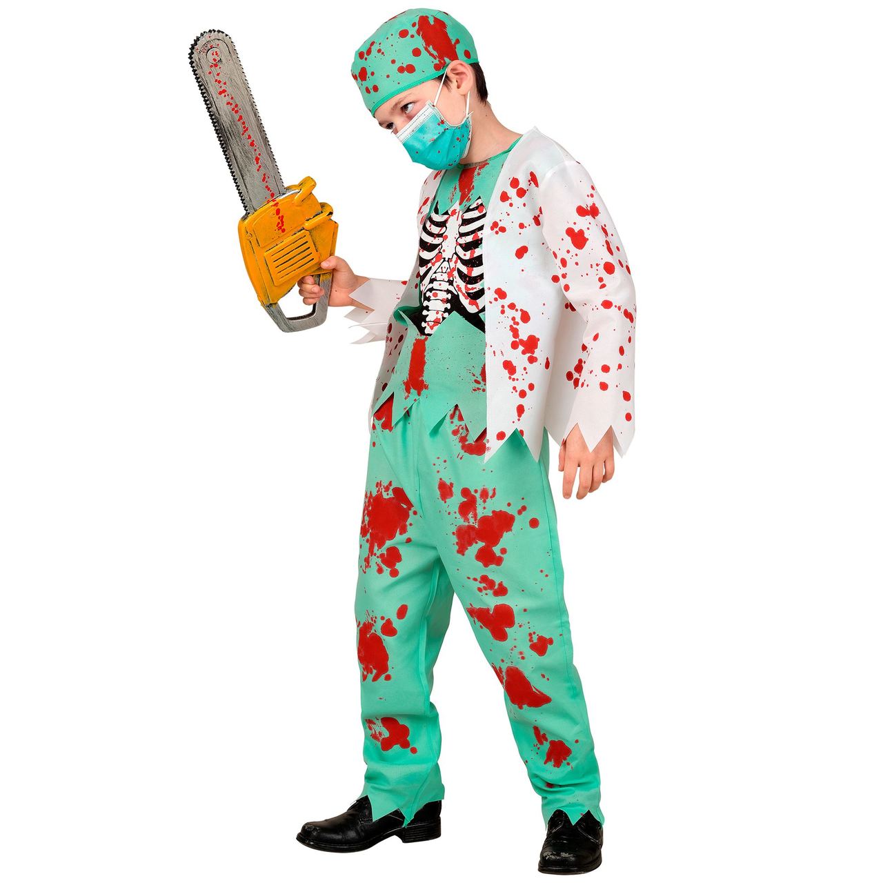 Zombie-Doktor-Kostüm für Kinder