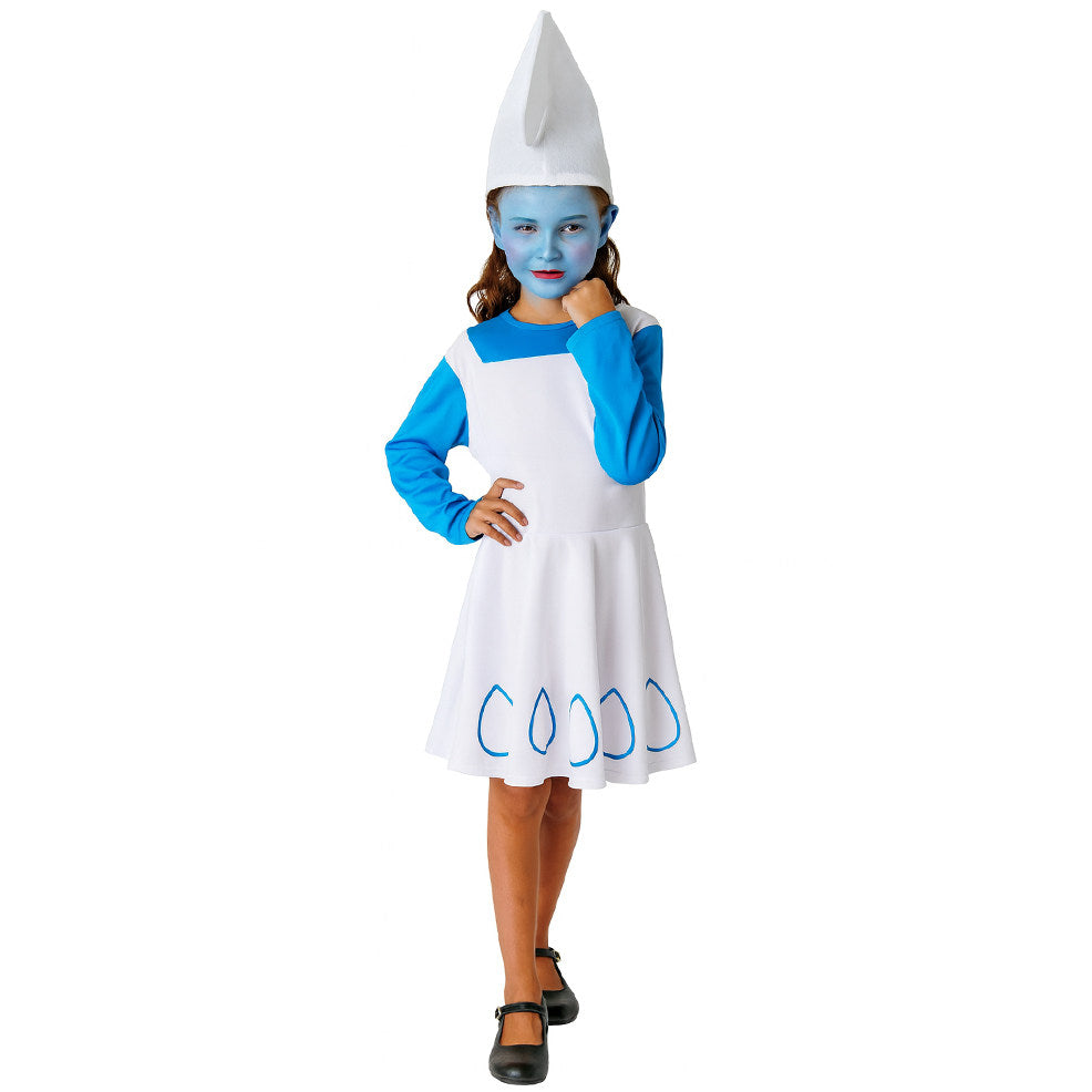 Blaue Elfenkleid-Kostüm für Mädchen