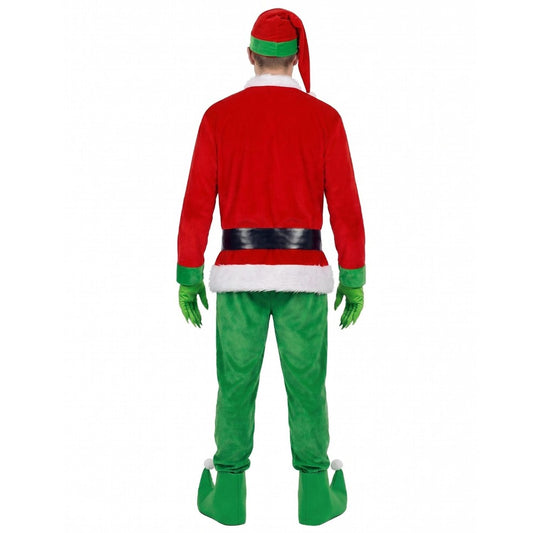 Komplettes Grinch-Wichtel-Kostüm für Erwachsene