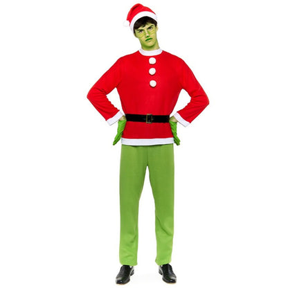 Grinch-Elfen-Kostüm eco für Herren