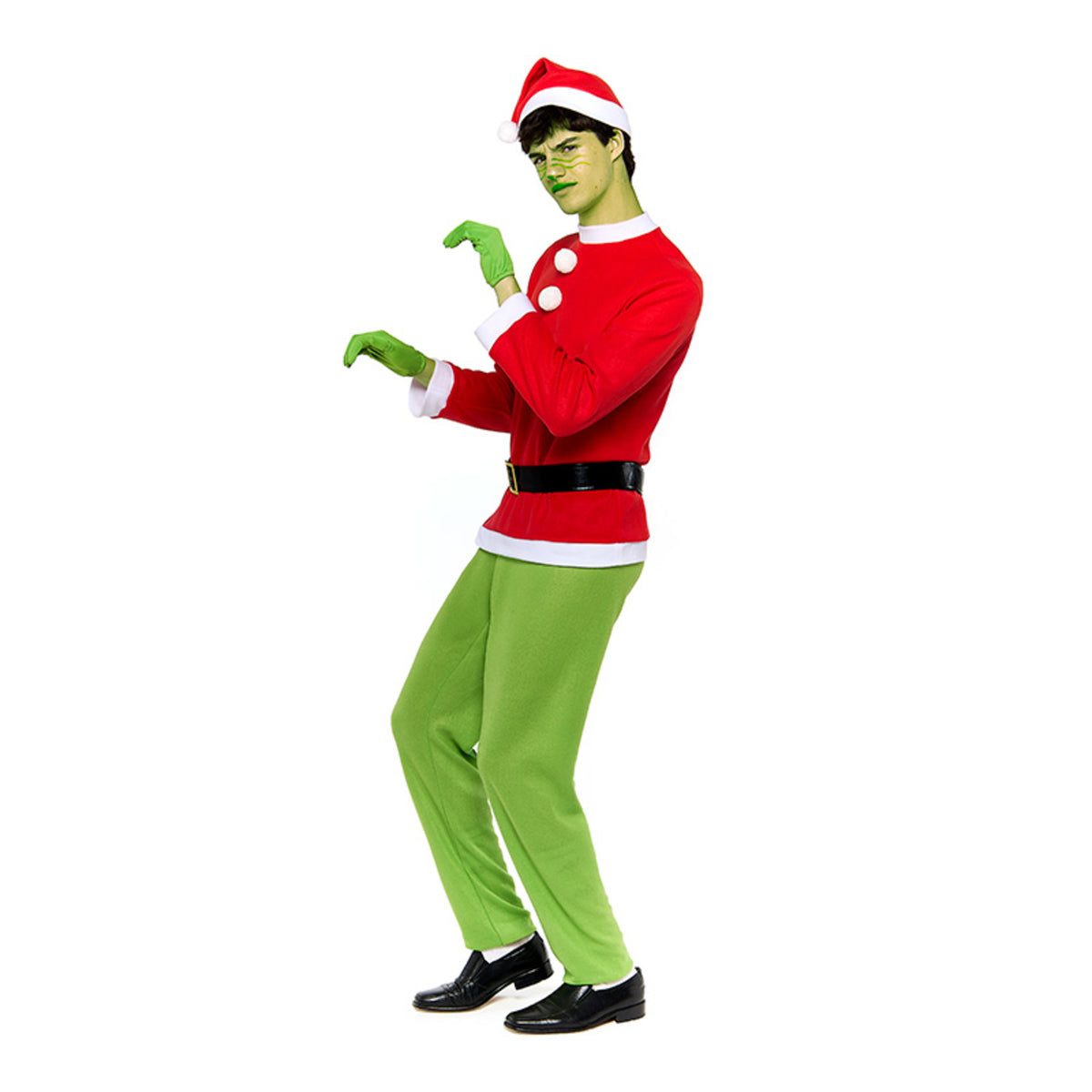 Grinch-Elfen-Kostüm eco für Herren
