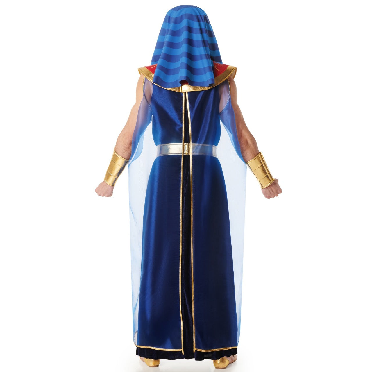 Blaues Ägyptisches Pharao Kostüm für Herren