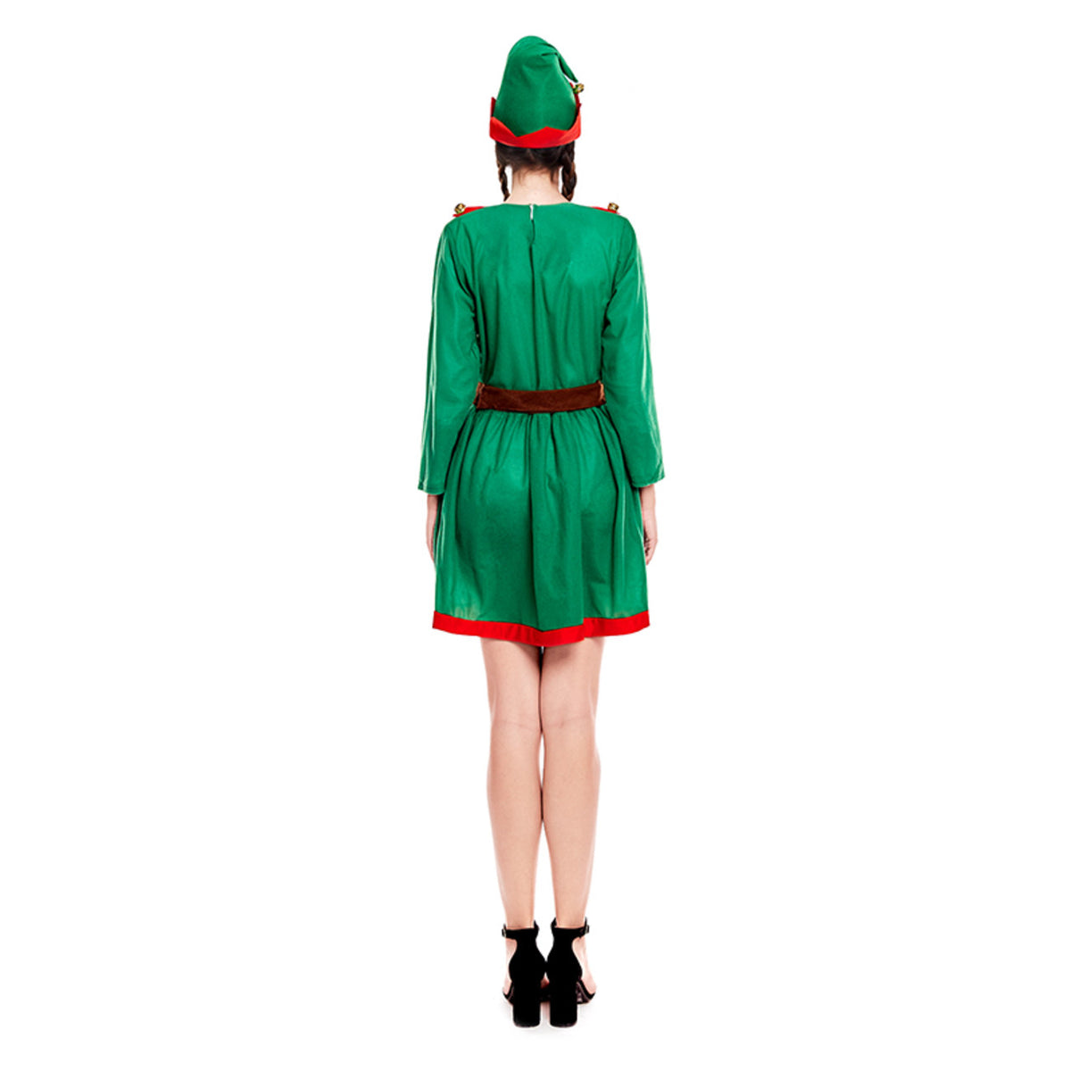 Weihnachtselfen-Kostüm für Damen