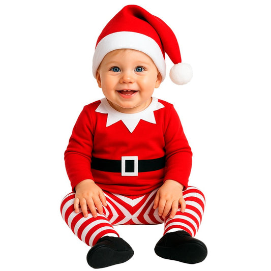 Lustiges Weihnachts-Elf-Kostüm für Babys
