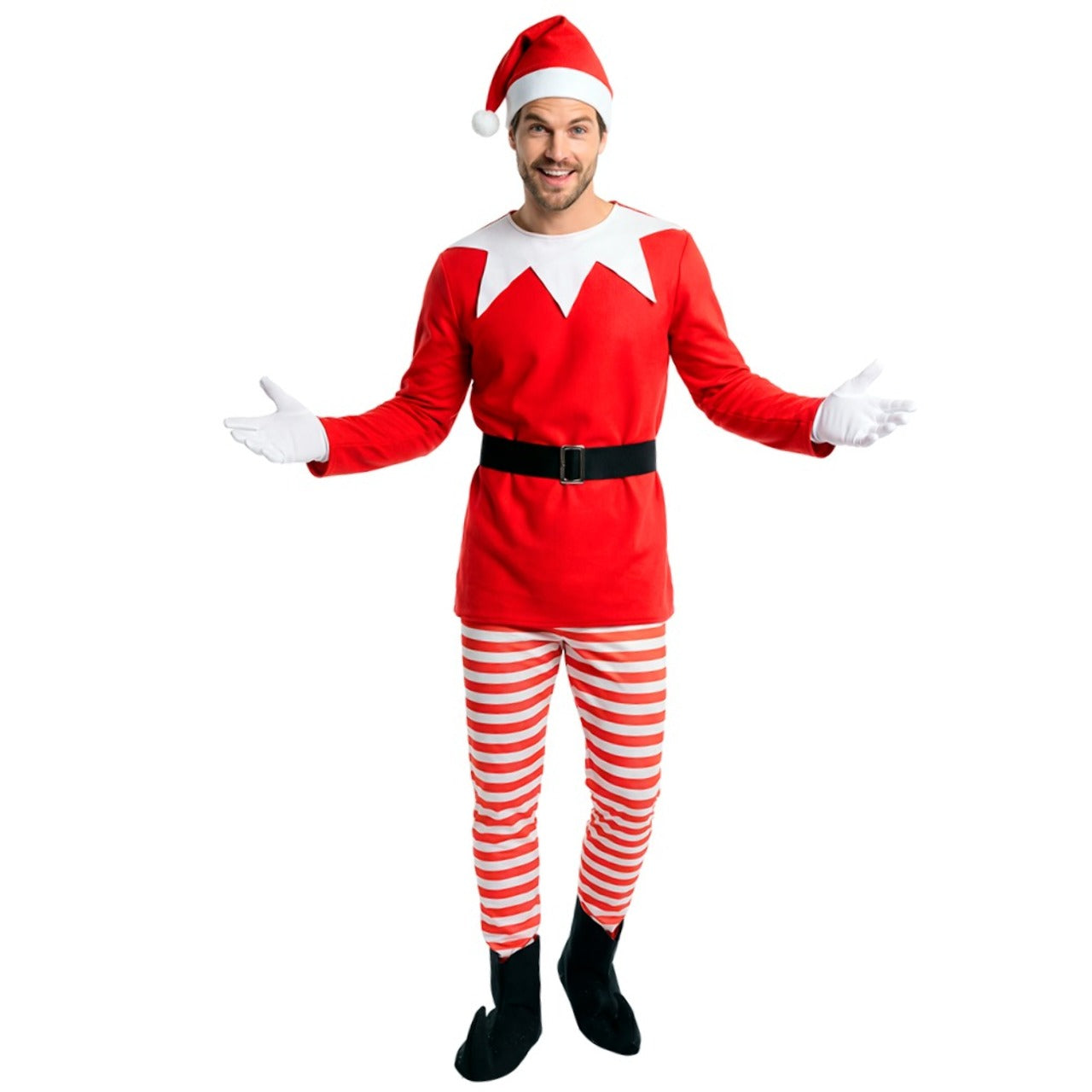 Lustiges Weihnachts-Elfen-Kostüm für Herren