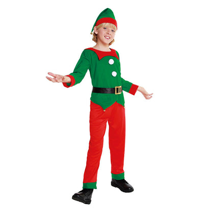 Weihnachtself-Kostüm für Jungen