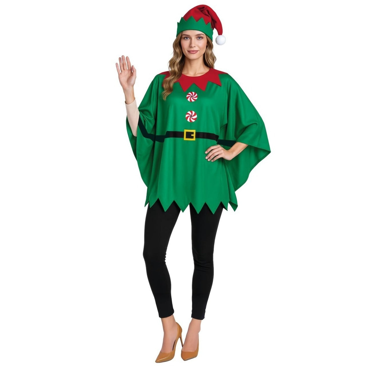 Elfen-Poncho-Kostüm für Erwachsene