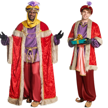 König Balthasar und Extra-Page – Paar-Kostüm