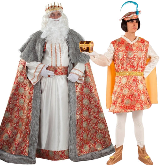König Caspar und Königlicher Page – Paar-Kostüm