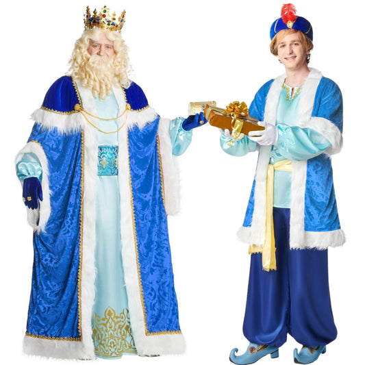 König Melchior und Extra-Page – Paar-Kostüm