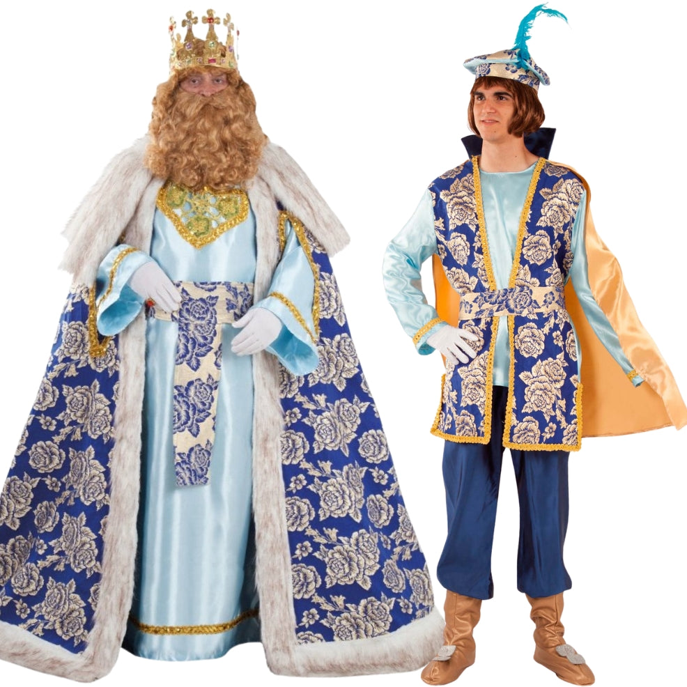 König Melchior und Königlicher Page – Paar-Kostüm