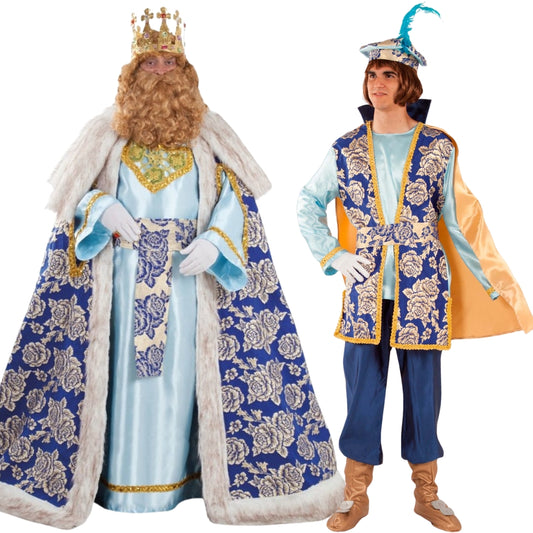 König Melchior und Königlicher Page – Paar-Kostüm