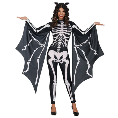 Fledermaus-Skelett Eco Kostüm für Damen