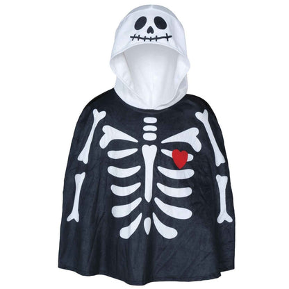 Skelett Poncho Kostüm für Baby