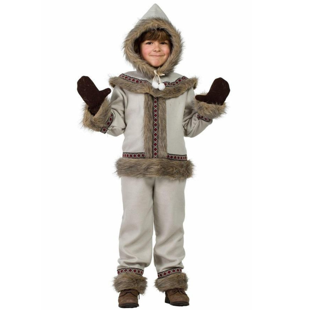 Arktischer-Eskimo-Kostüm für Jungen