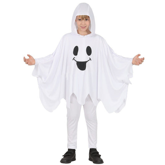 Geister Poncho Kostüm für Kinder