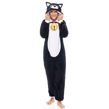 Katze-Kapuze Kostüm für Erwachsene