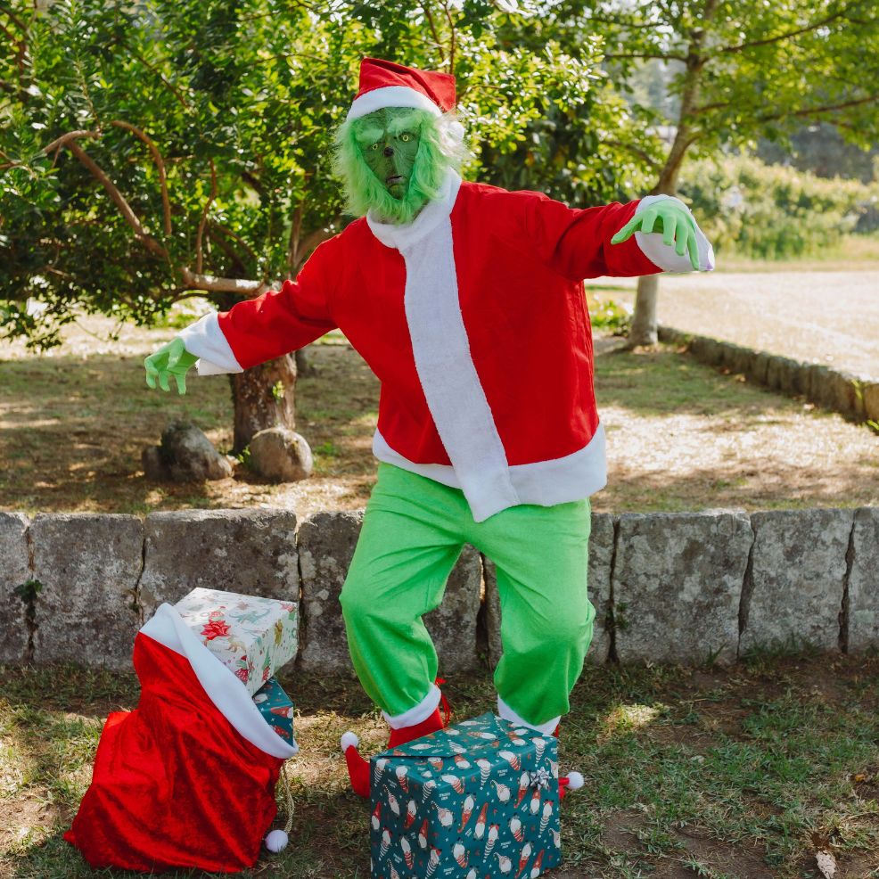 grinch kostüm handschuhe Grinch Kostüm kaufen? mit Erwachsenenmaske | Costumalia