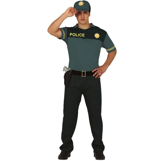 Polizei Guardia Civil Kostüm grün für Herren