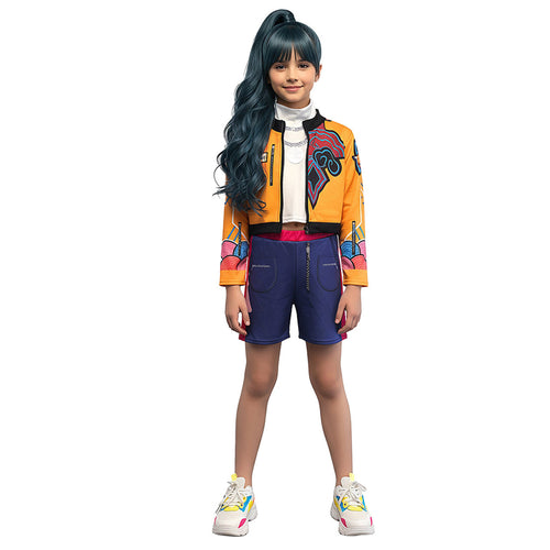 KPop Demon Hunters Cosplay Costume Set Rumi Mira Zoey Halloween Par Fancy Dress For Womens  C