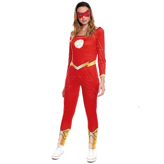 Flash Heroine Kostüm für Damen