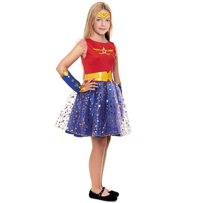 Wonder Heldin-Kostüm für Mädchen