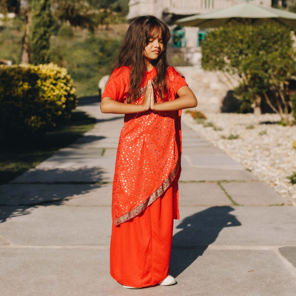 Disfraz hindú niña