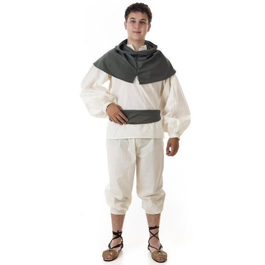 Mittelalterliches Bäcker-Kostüm für Herren