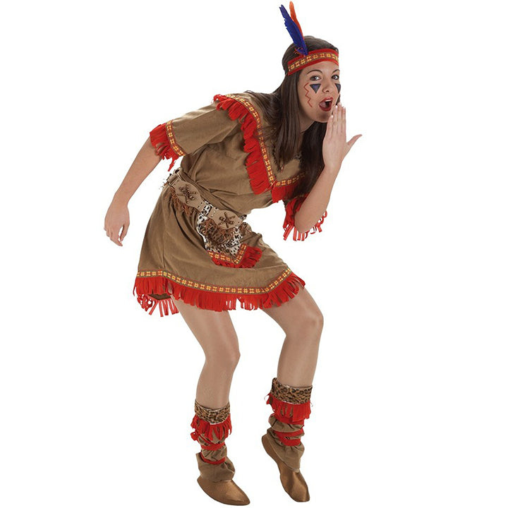 Comanche-Indianerin-Kostüm für Damen