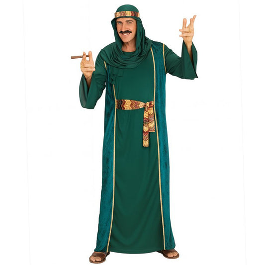 Grünes Arabischer Scheich Kostüm für Erwachsene