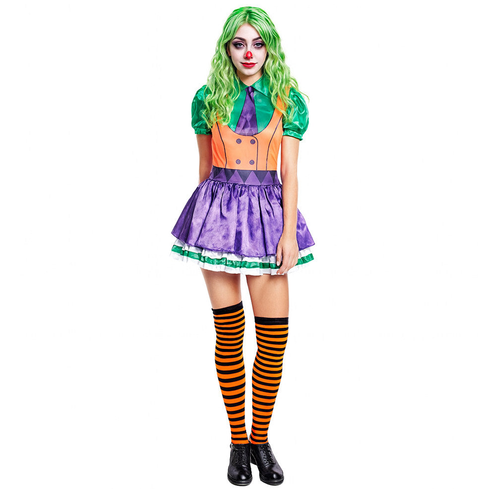 Lustiges Joker-Kostüm für Damen