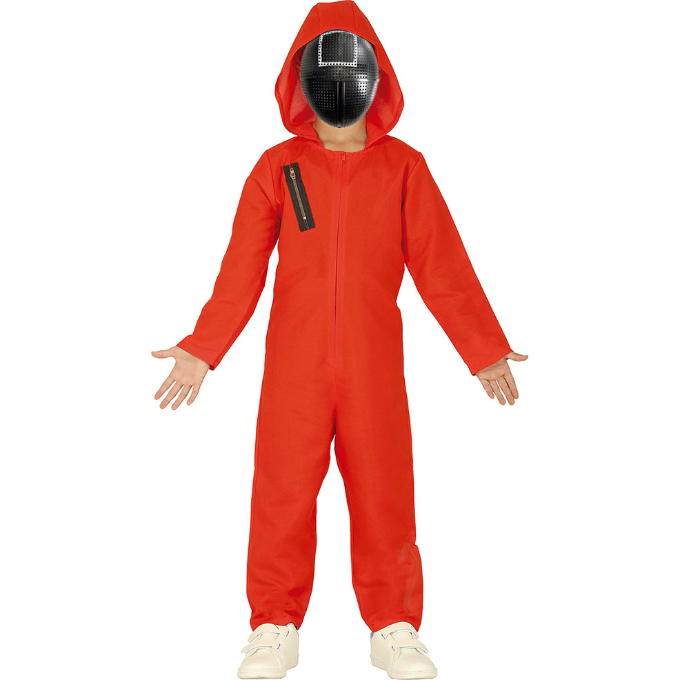 Squid Game Guard-Kostüm für Kinder