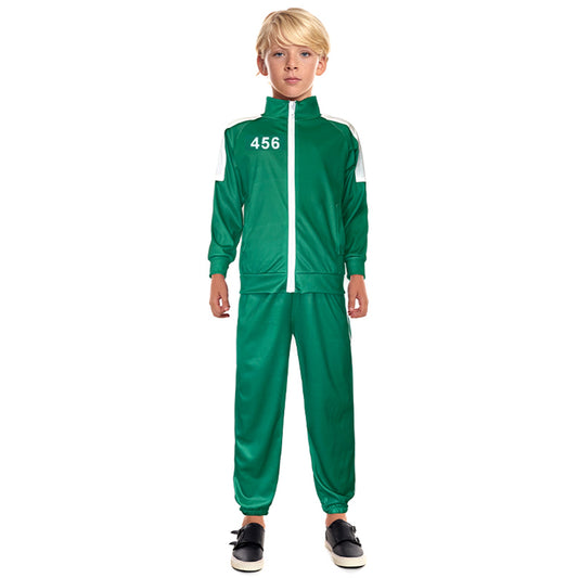 Squid Game Grüner Spieler Kostüm für Kinder