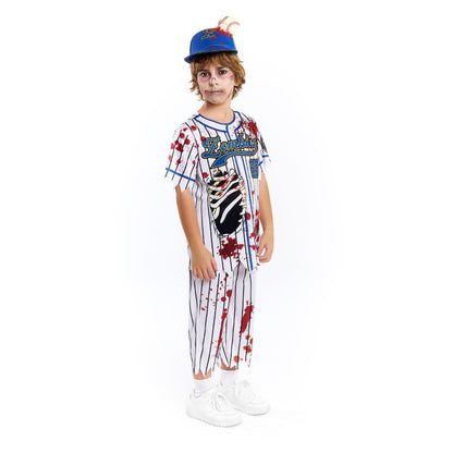 Zombie-Baseballspieler-Kostüm für Kinder