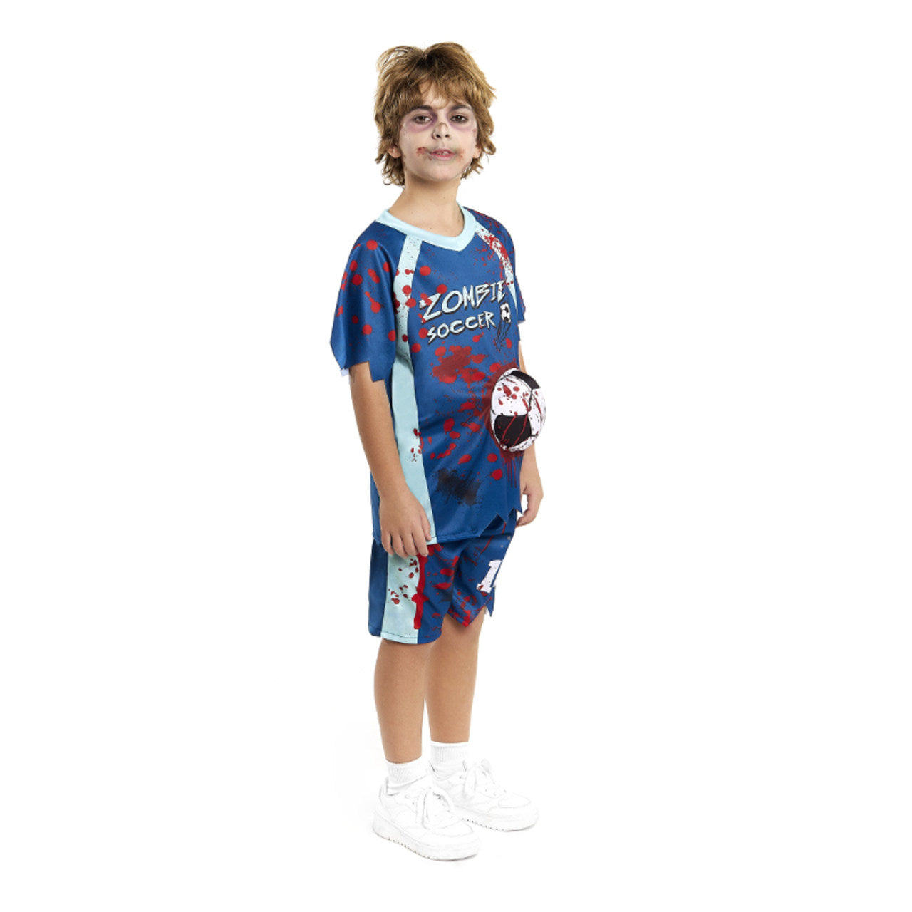 Zombie-Fußballspieler-Kostüm für Kinder