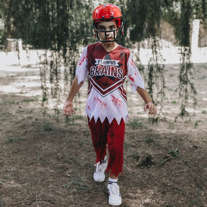 Zombie-Rugbyspieler-Kostüm für Jungen