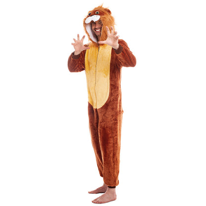 Löwen Kapuze Kostüm für Erwachsene