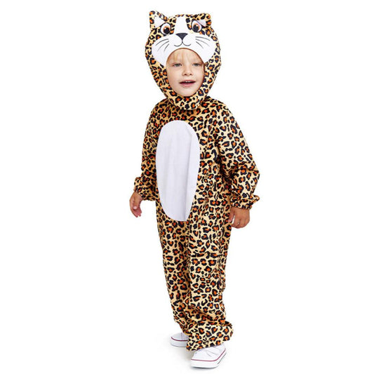 Leoparden-Schnurrbart Kostüm für Kinder