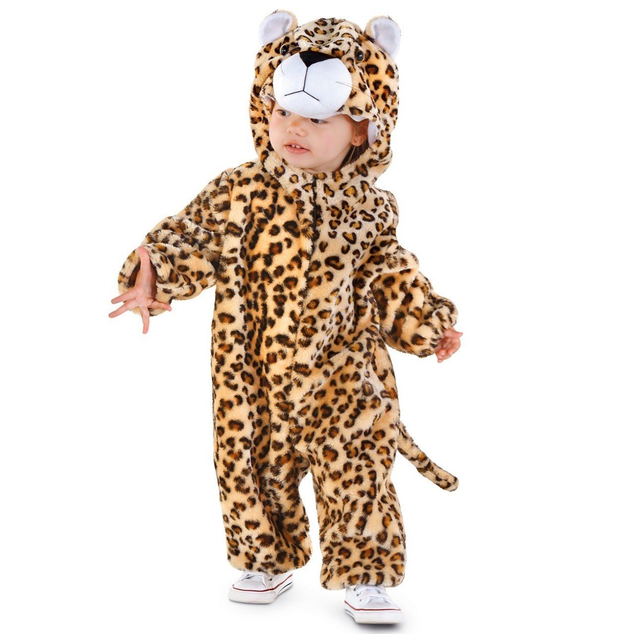 Wildes Leoparden Kostüm für Baby