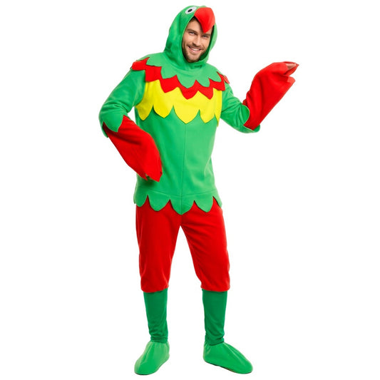 Papagei-Multicolor-Kostüm für Erwachsene