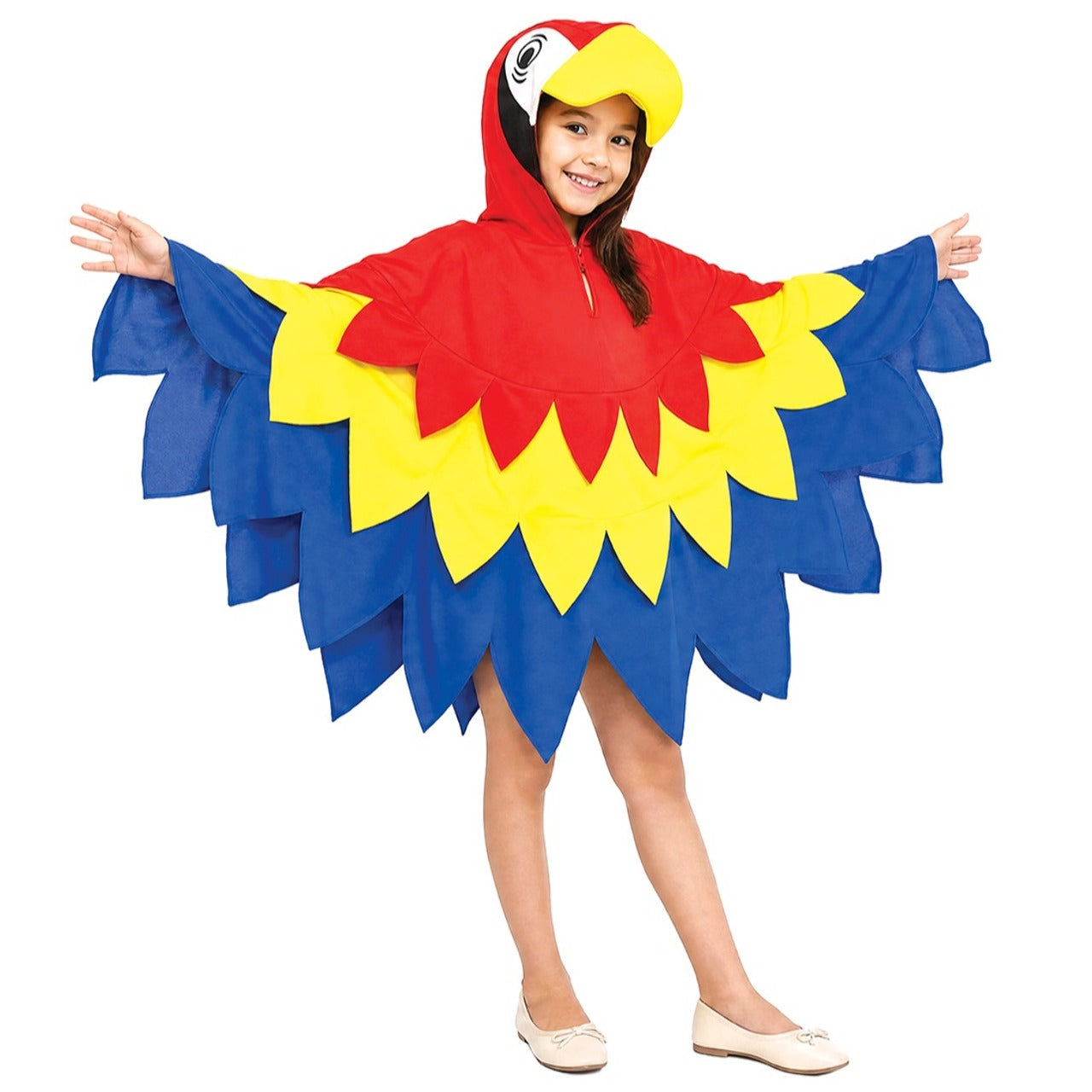 Loro-Poncho-Kostüm für Kinder
