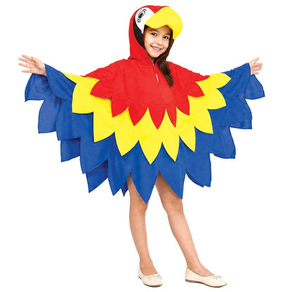 Loro-Poncho-Kostüm für Kinder