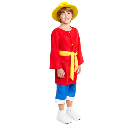 Luffy-One-Piece-Abenteurer-Kostüm für Kinder