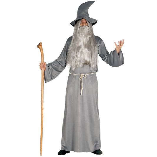 Grauer Zauberer-Kostüm für Teenager