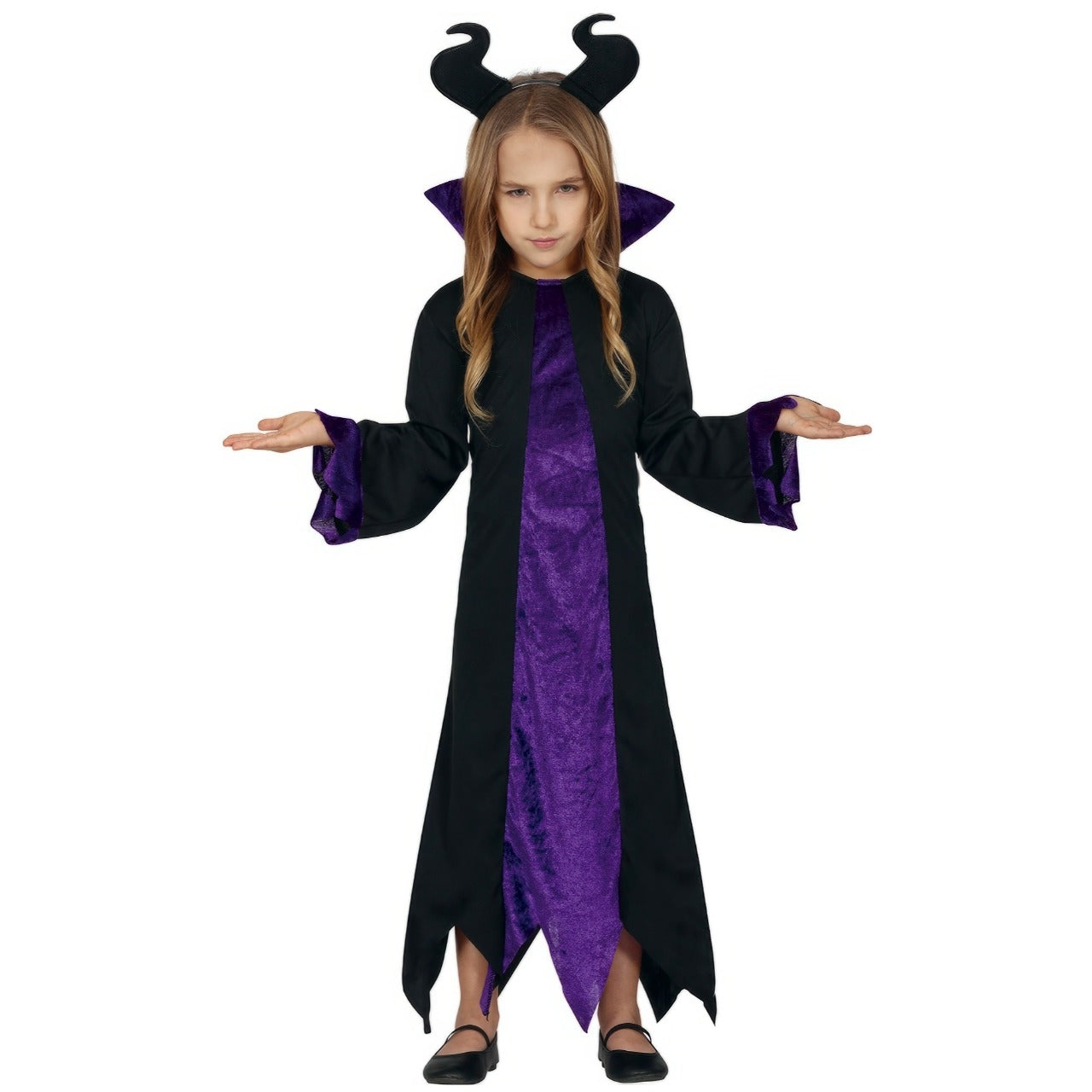 Maleficent-Böse-Stiefmutter-Kostüm für Mädchen