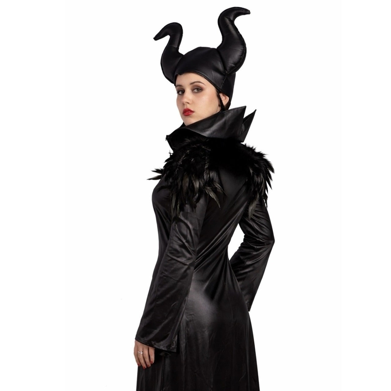 Maleficent-Federkostüm für Damen
