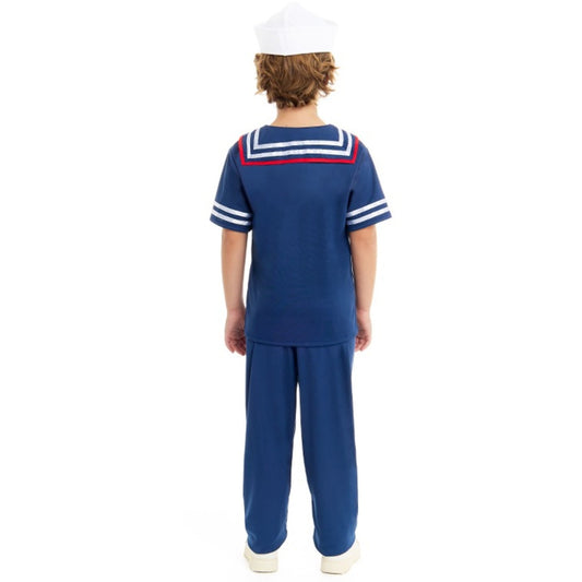 Blaues Matrosen Kostüm für Jungen