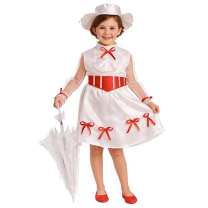 Kindermädchen Poppins Magic Kostüm für Mädchen